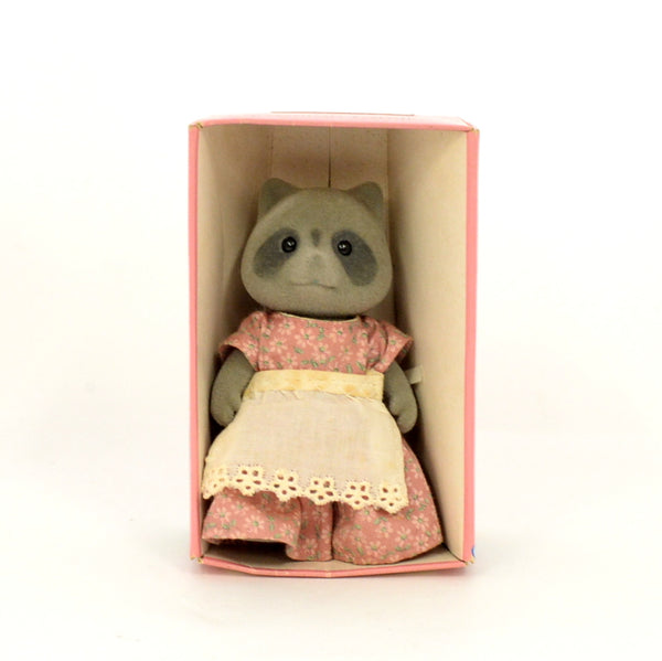 [Used] RACOON MOTHER A-02-880 1986 Epoch Japan Sylvanian Families