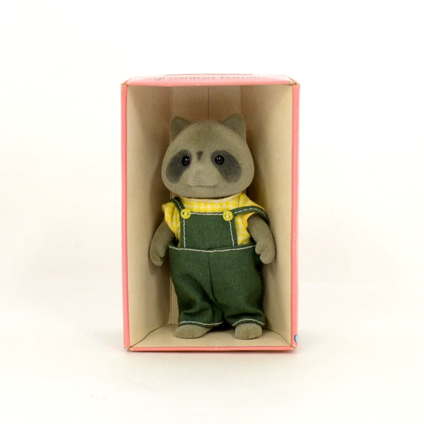 [Used] RACOON FATHER A-01-880 1986 Epoch Japan Sylvanian Families