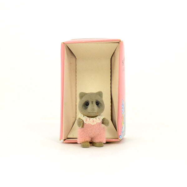 [Used] RACOON BABY A-05-680 1986 Epoch Japan Sylvanian Families