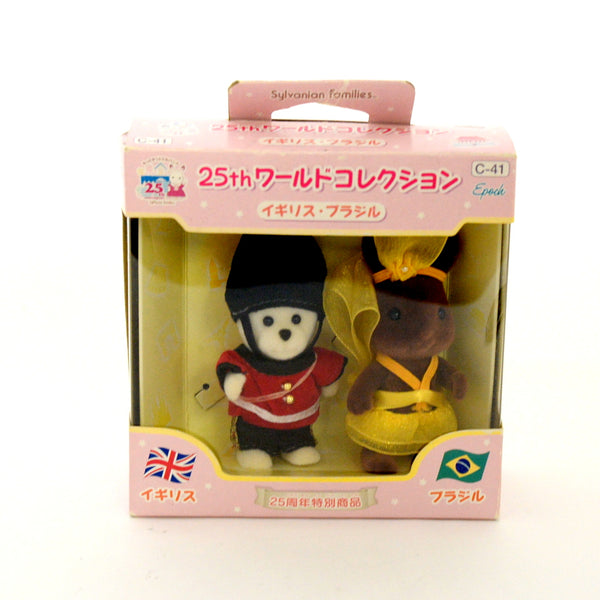 [Used] 25th Anniversary WORLD COLLECTION ENGLAND BRAZIL Sylvanian Families