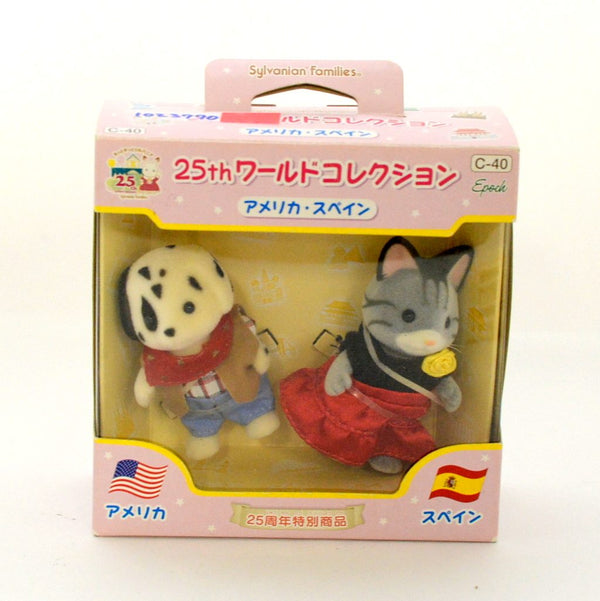 [Used] 25th Anniversary WORLD COLLECTION AMERICA SPAIN Sylvanian Families