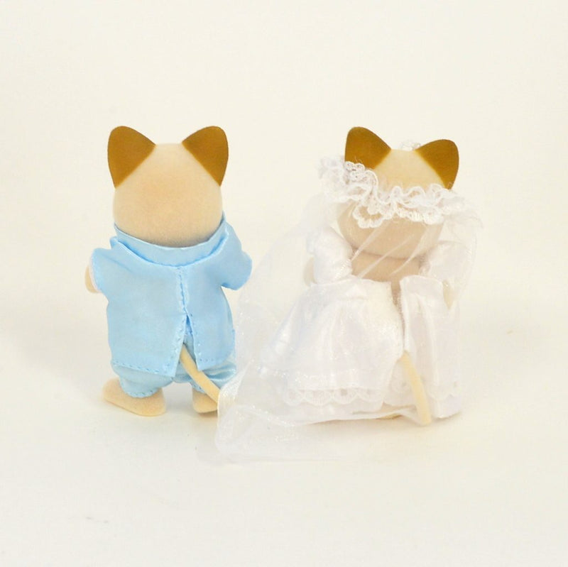 [Used] CREAM CAT WEDDING GROOM BRIDE Epoch Japan Sylvanian Families