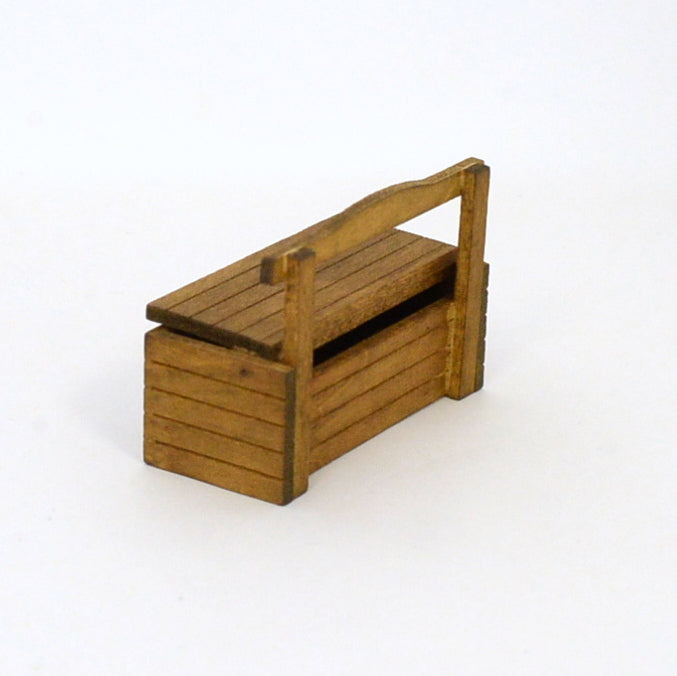 [Used] MEMORY TIME WOODEN STORAGE BENCH M-07 Sylvanian Families