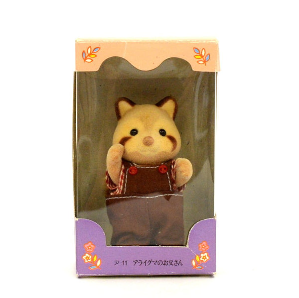 [Used] RACOON FATHER A-11 Epoch Japan Sylvanian Families