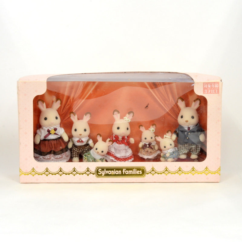 [Used] EXHIBITION EXCLUSIVE CHOCOLATE RABBIT FAMILY Sylvanian Families