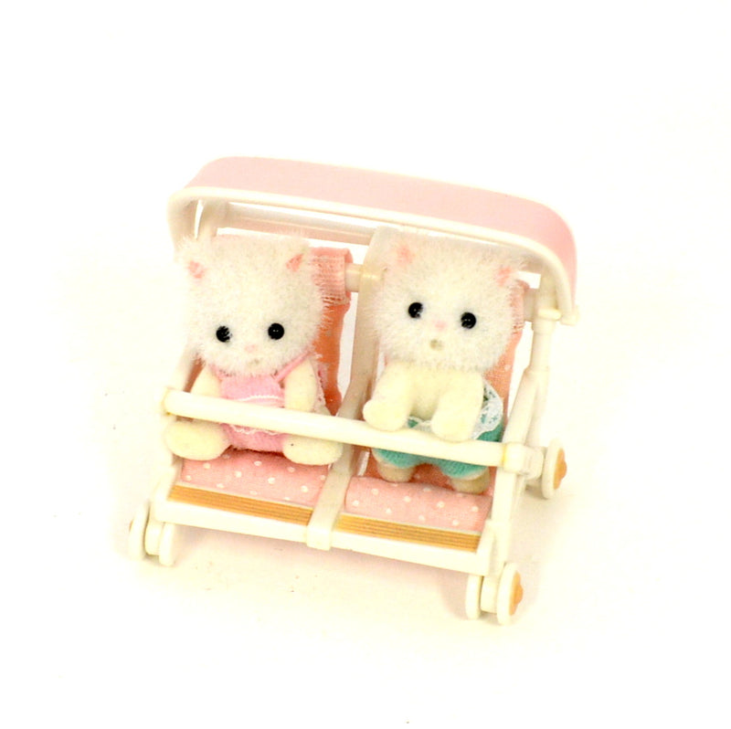 [Used] PERSIAN CAT TWINS & DOUBLE BABY BAGGY Sylvanian Families