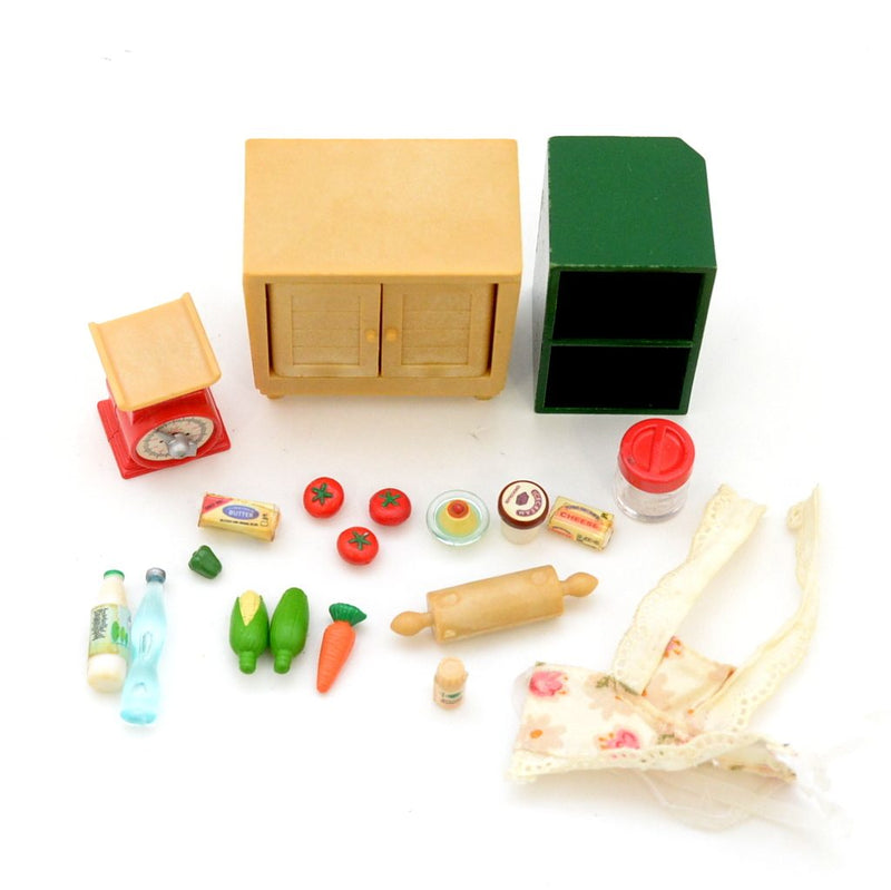 [Used] COOKING SET Epoch Japan Sylvanian Families