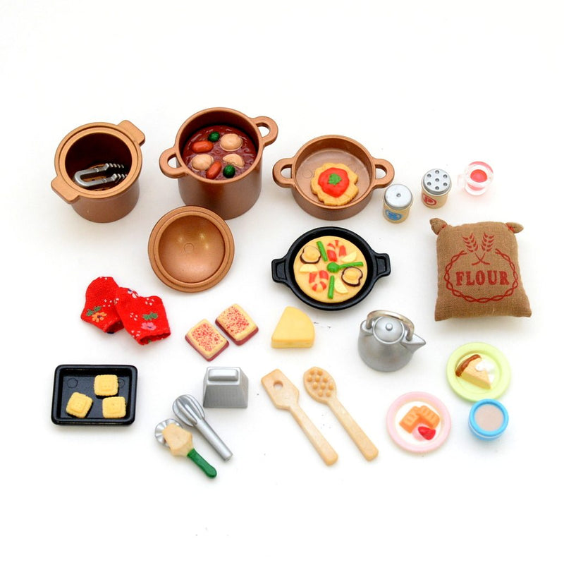 [Used] COOKING SET Epoch Japan Sylvanian Families