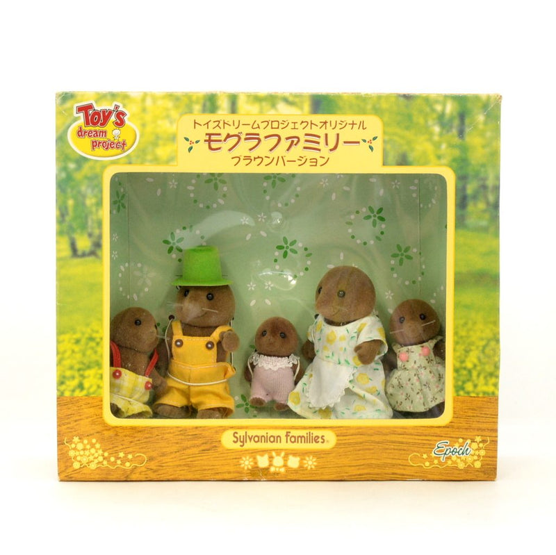 [Used] Toy's Dream Projcet MOLE FAMILY Carico Critters Japan Sylvanian Families