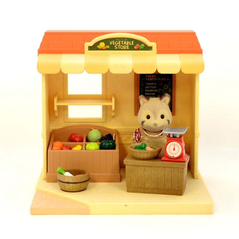 [Used] RACOON VEGETABLE STORE DW-03 Epoch Retired Sylvanian Families