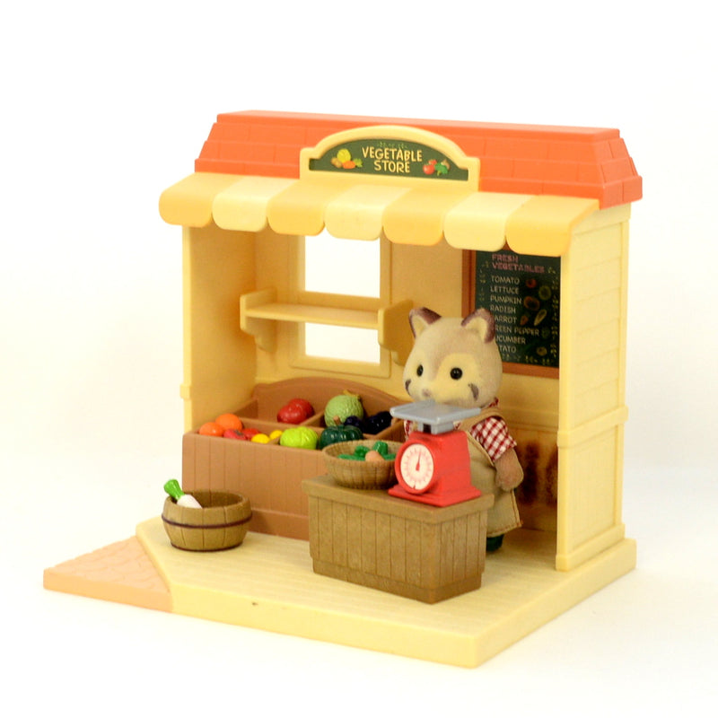 [Used] RACOON VEGETABLE STORE DW-03 Epoch Retired Sylvanian Families