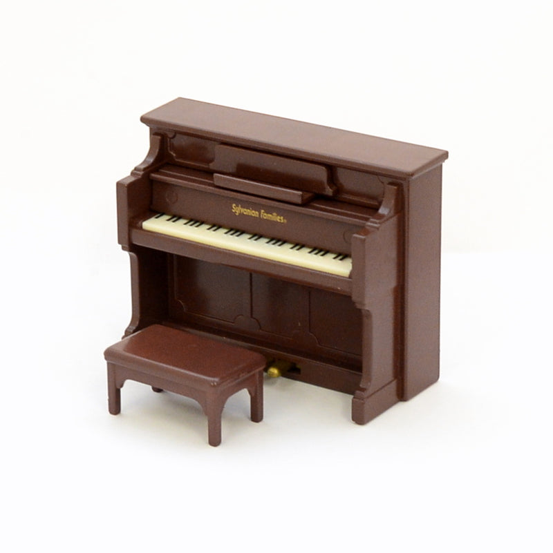[Used] BROWN UPRIGHT PIANO Epoch Japan  Sylvanian Families