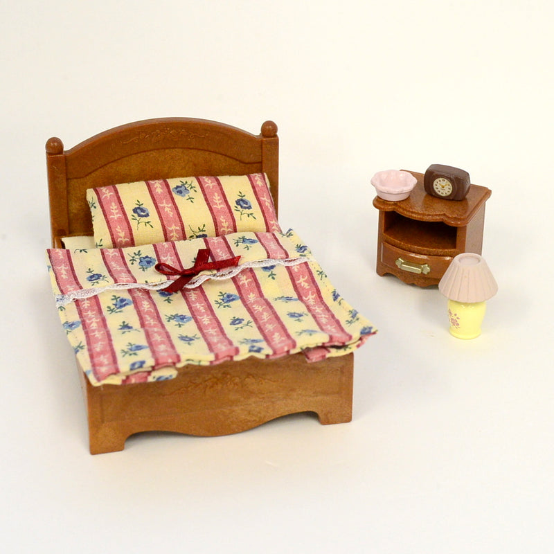 [Used] SEMI DOUBLE BED SET Epoch Japan Sylvanian Families
