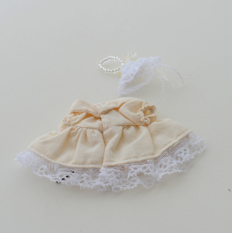 Vestido hecho a mano para Mother Ivory Brown Calico Critters