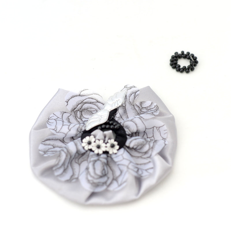 HANDMADE DRESS FOR MOTHER SILVER SATIN WINGS Calico Critters Sylvanian Families