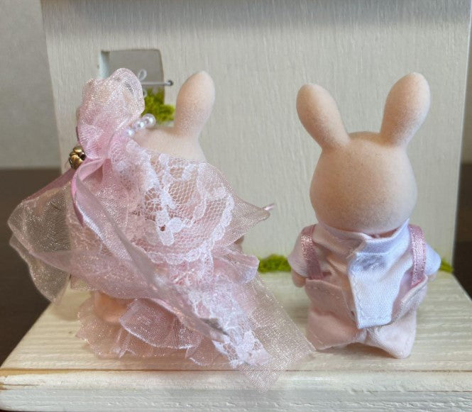 Vestido hecho a mano para conejo Pareja Epoch Japón