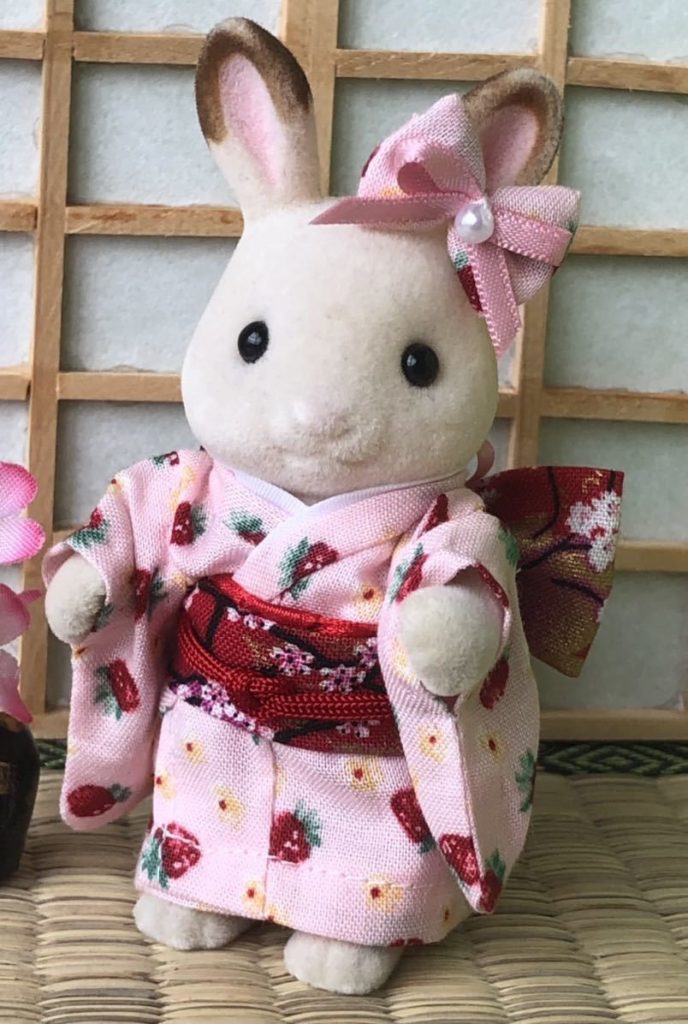 Hecho a mano Kimono Madre Rosa Fresa Calico Calico Clicks
